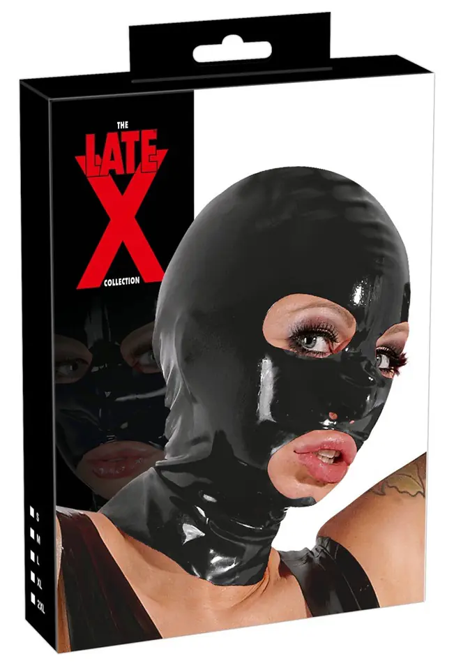 ⁨Latex mask black⁩ at Wasserman.eu