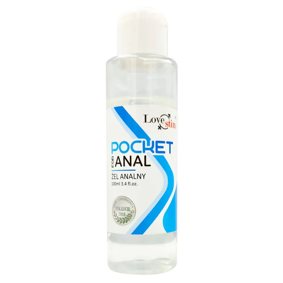 ⁨Lubrykant analny Pocket for anal 100ml LoveStim⁩ w sklepie Wasserman.eu
