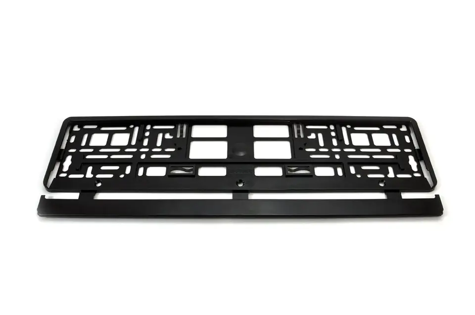 ⁨01162 License plate holder - black / L⁩ at Wasserman.eu