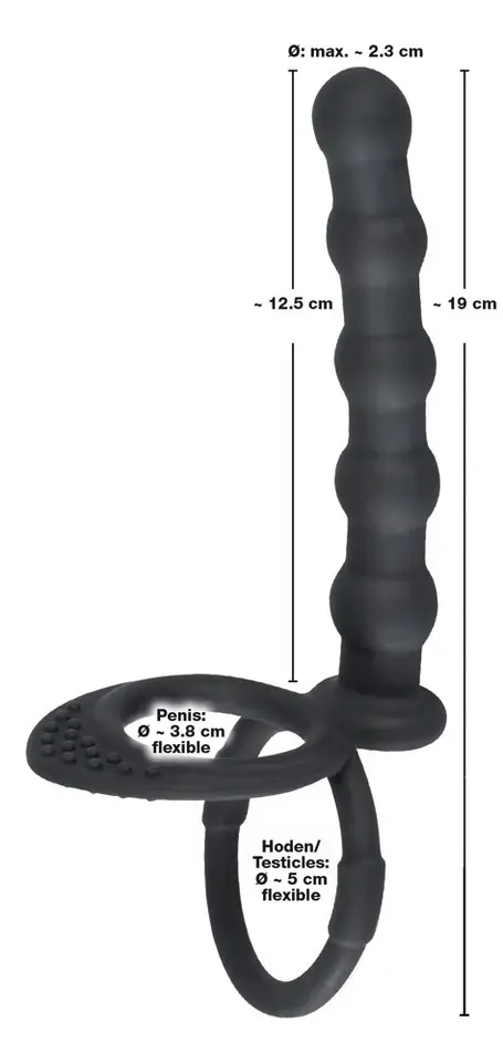 Black Velvets ring for penis and testicles at Wasserman.eu