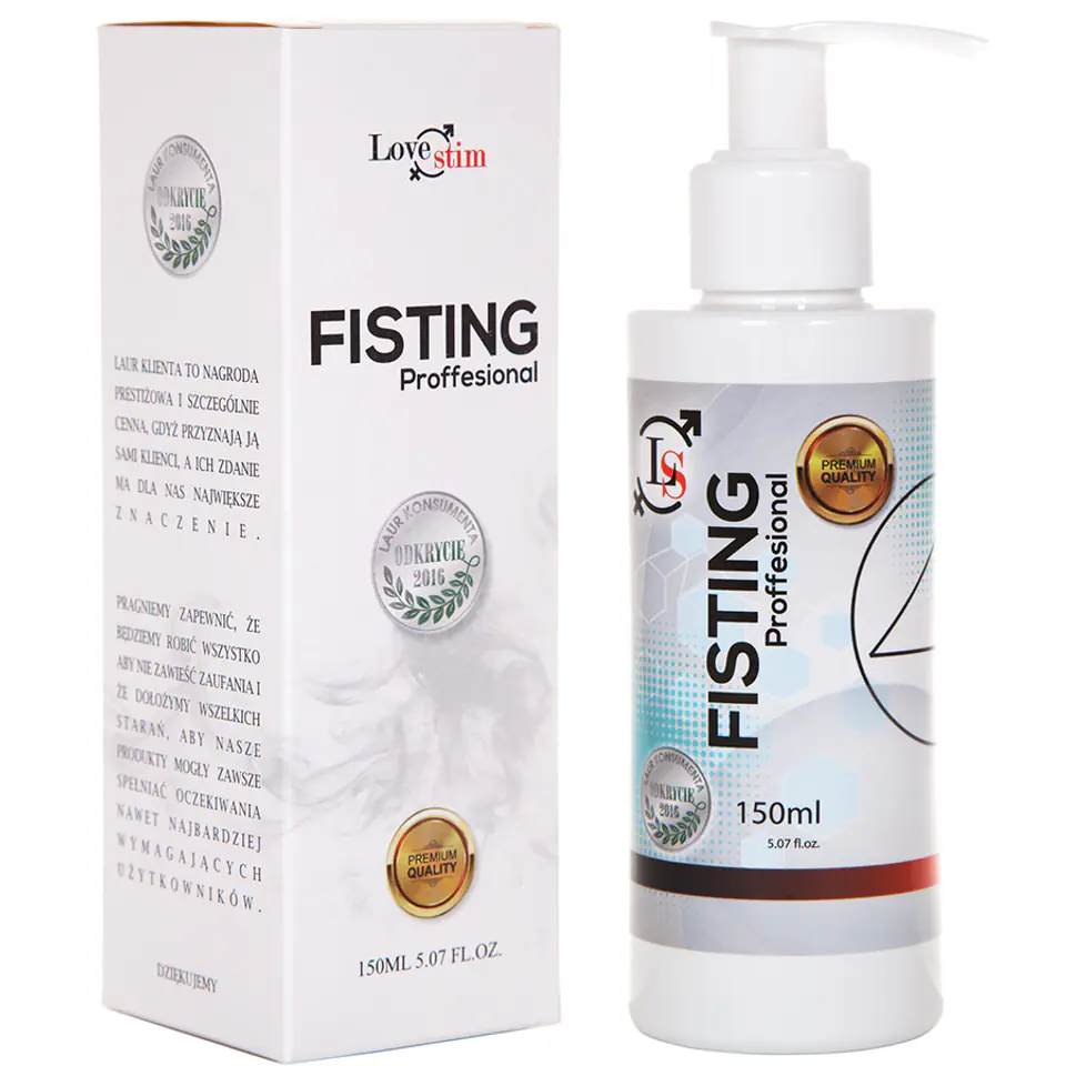 ⁨Lubrykant specjalistyczny Fisting Proffesional 150ml LoveStim⁩ w sklepie Wasserman.eu