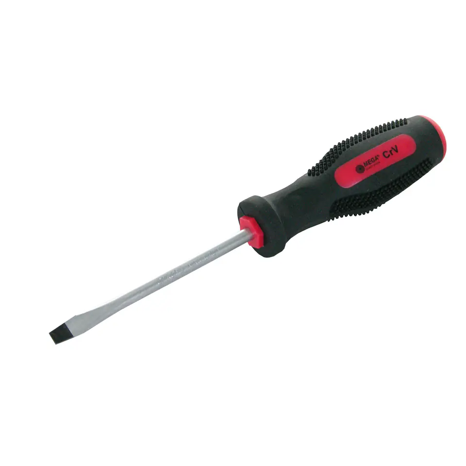 ⁨FLAT SCREWDRIVER 4 X 100MM, "HEDGEHOG HANDLE" CRV HANGER⁩ at Wasserman.eu