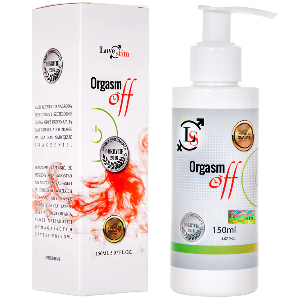 ⁨Żel Orgasm off 150ml⁩ w sklepie Wasserman.eu