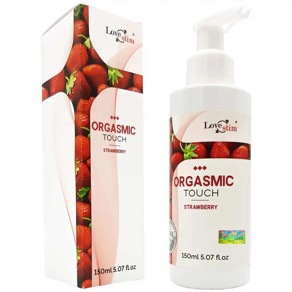 ⁨Orgasmic Touch Massage Oil Strawberry 150ml LoveStim⁩ at Wasserman.eu