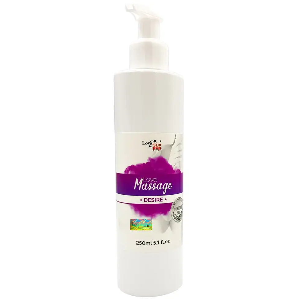 ⁨Massage oil and lubricant Desire fragrance 250ml LoveStim⁩ at Wasserman.eu