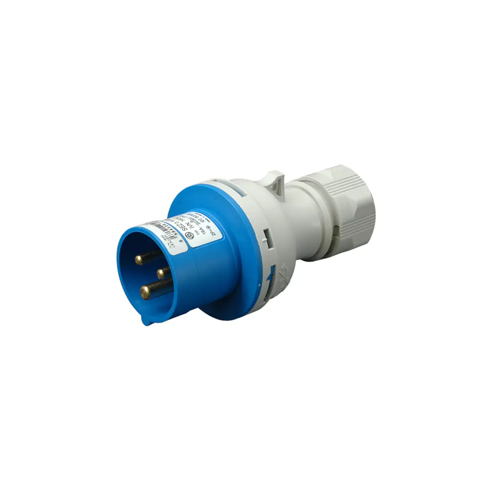 ⁨Wtyczka siłowa 16A/3P, 230VAC, IP44⁩ w sklepie Wasserman.eu