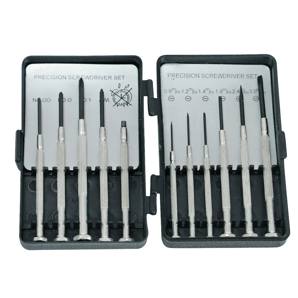 ⁨10221 Watchmaking Screwdrivers Set of 11 Elements, Mega⁩ at Wasserman.eu