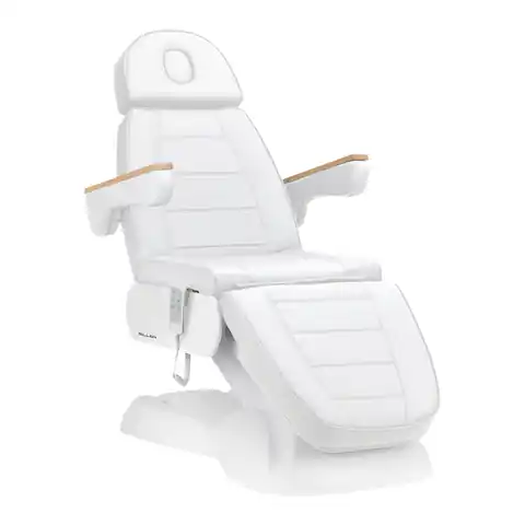 ⁨Fotel kosmetyczny elektryczny SILLON Lux 273b 3 silniki biały⁩ w sklepie Wasserman.eu