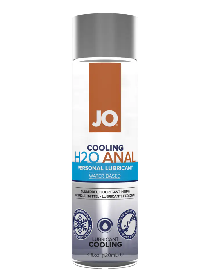 ⁨Lubrykant na bazie wody H2O ANAL COOLING 120 ml System JO⁩ w sklepie Wasserman.eu