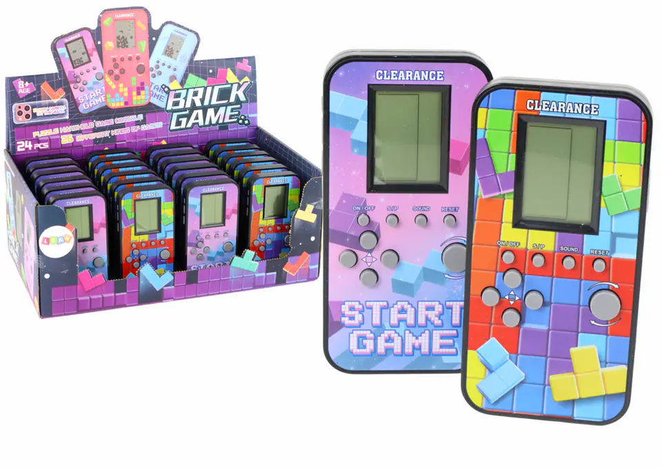 ⁨Gra Elektroniczna Logiczna Tetris Telefon 2 Kolory⁩ w sklepie Wasserman.eu
