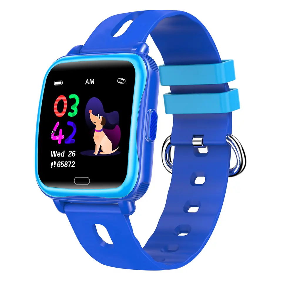 ⁨Denver SWK-110BU smartwatch / sport watch 3.56 cm (1.4") Digital Blue⁩ at Wasserman.eu