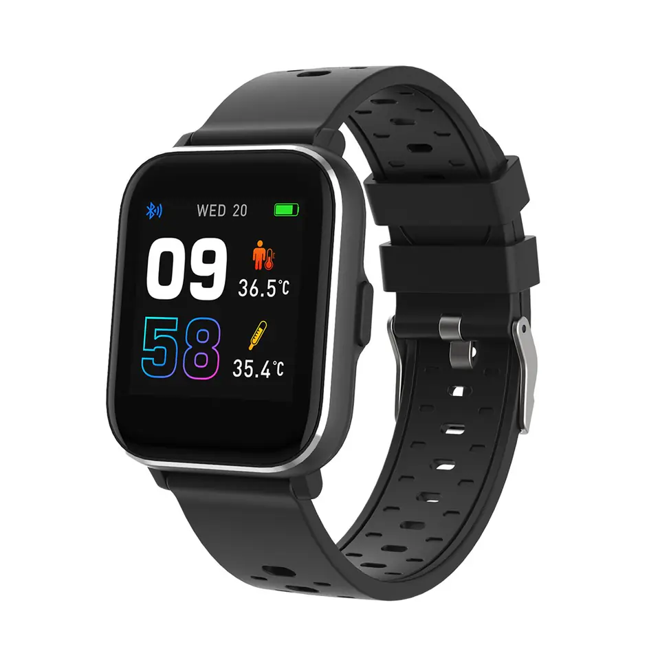 ⁨Smartwatch BT Denver SW-165 czarny⁩ w sklepie Wasserman.eu