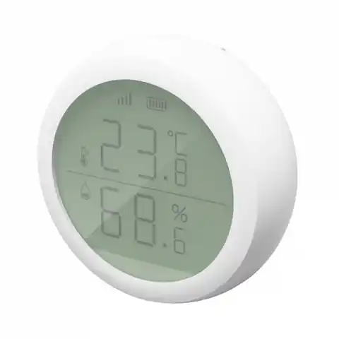⁨Czujnik temperatury i wilgotności z LCD TESLA TSL-SEN-TAHLCD Smart Sensor Temperature and Humidity Display⁩ w sklepie Wasserman.eu