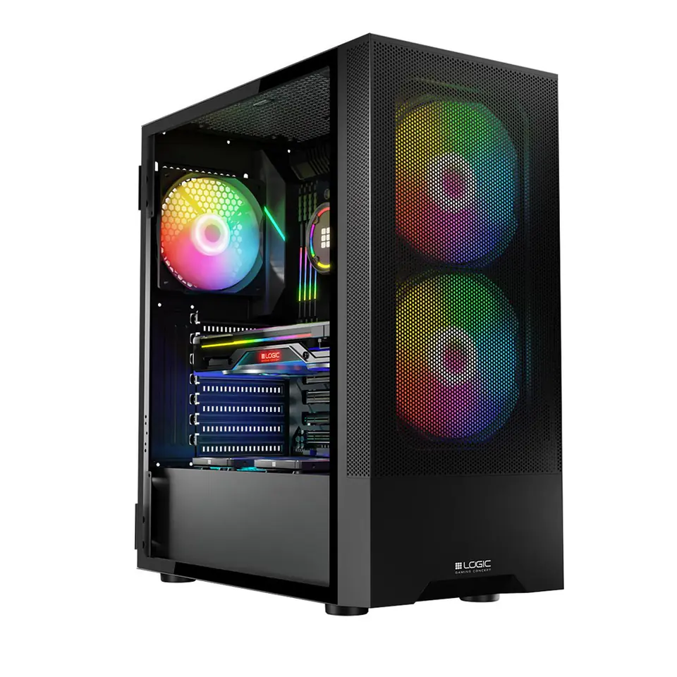 Logic ARYA ARGB MINIDI USB 3.0 Case Black at Wasserman.eu
