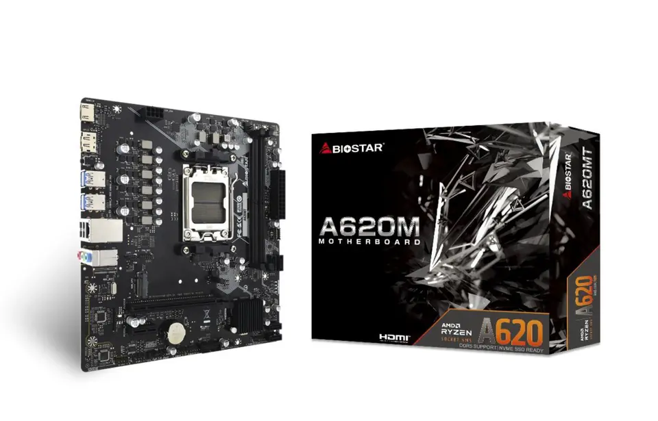 ⁨BIOSTAR A620MT motherboard⁩ at Wasserman.eu