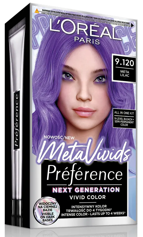 ⁨LOR PREFERENCE METAVIVIDS 9.120 LILAC⁩ w sklepie Wasserman.eu