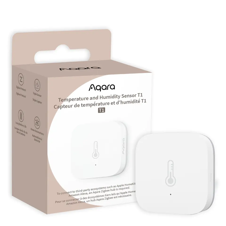 AQARA TEMPERATURE AND HUMIDITY SENSOR T1 w sklepie Wasserman.eu