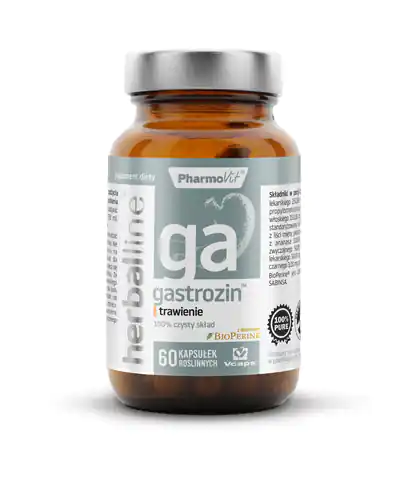 ⁨Herballine Gastrozin™ trawienie 60 kapsułek⁩ w sklepie Wasserman.eu