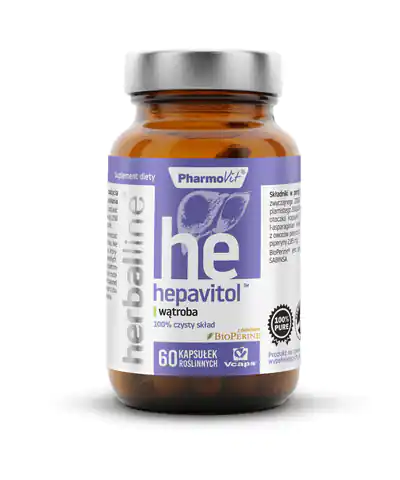 ⁨Herballine Hepavitol™ wątroba 60 kapsułek⁩ w sklepie Wasserman.eu