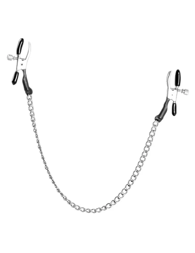 Fetish Fantasy Series Alligator Nipple Clips with Chain at Wasserman.eu