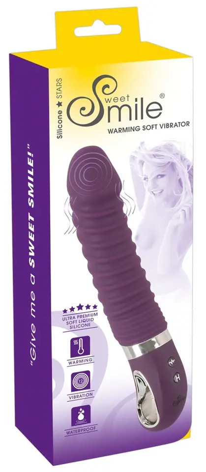 ⁨Silicone vibrator 23,5 cm Sweet Smile⁩ at Wasserman.eu