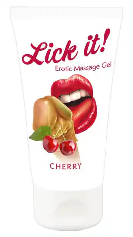 ⁨Massage gel Cherry 50ml Lick-it⁩ at Wasserman.eu