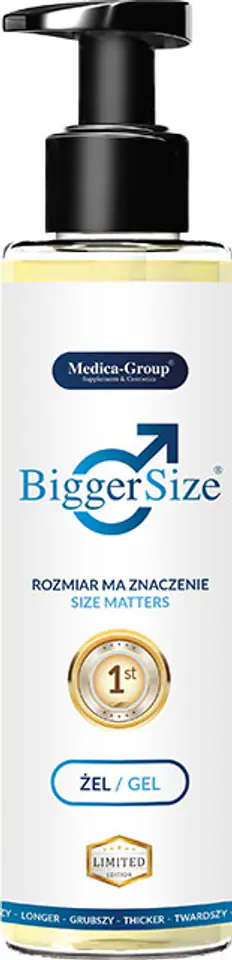 ⁨Żel na powiększenie penisa Bigger Size 150ml⁩ w sklepie Wasserman.eu