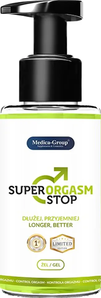 Super Orgasm Stop 150ml ejaculation delay gel at Wasserman.eu