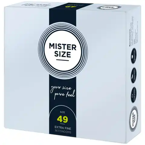 ⁨Condoms 49mm 36 pcs. Mister Size⁩ at Wasserman.eu