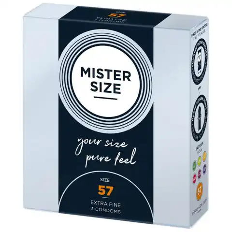 ⁨Condoms 57mm 3 pcs. Mister Size⁩ at Wasserman.eu