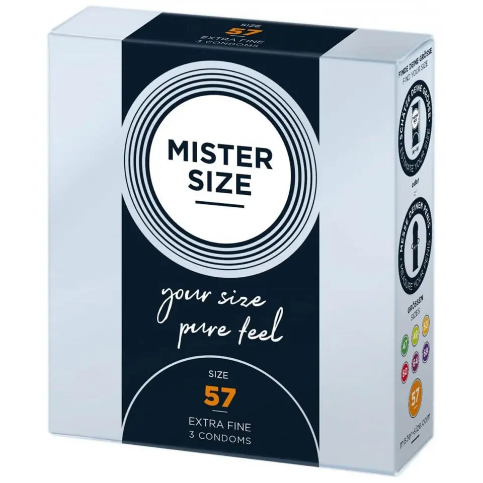 Prezerwatywy 57mm 3 szt. Mister Size w sklepie Wasserman.eu