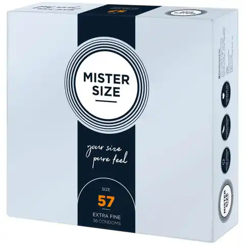 ⁨Condoms 57mm 36 pcs. Mister Size⁩ at Wasserman.eu
