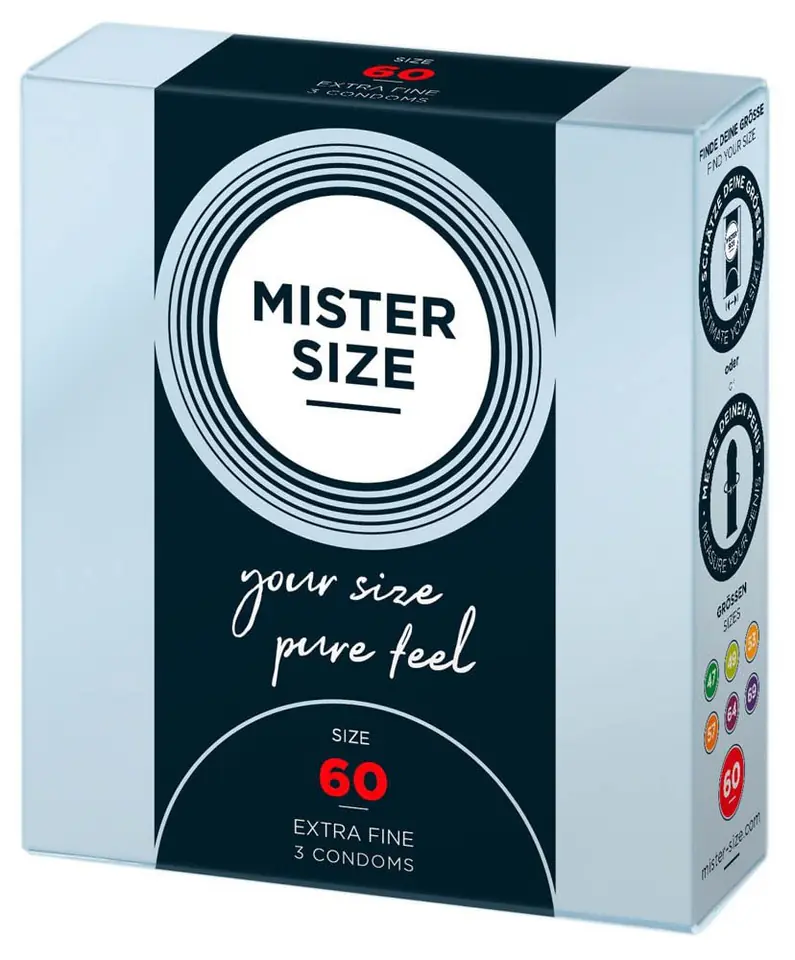 Prezerwatywy 60mm 3 szt. Mister Size w sklepie Wasserman.eu