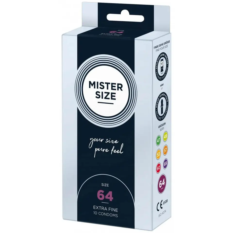 ⁨Condoms 64mm 10 pcs. Mister Size⁩ at Wasserman.eu