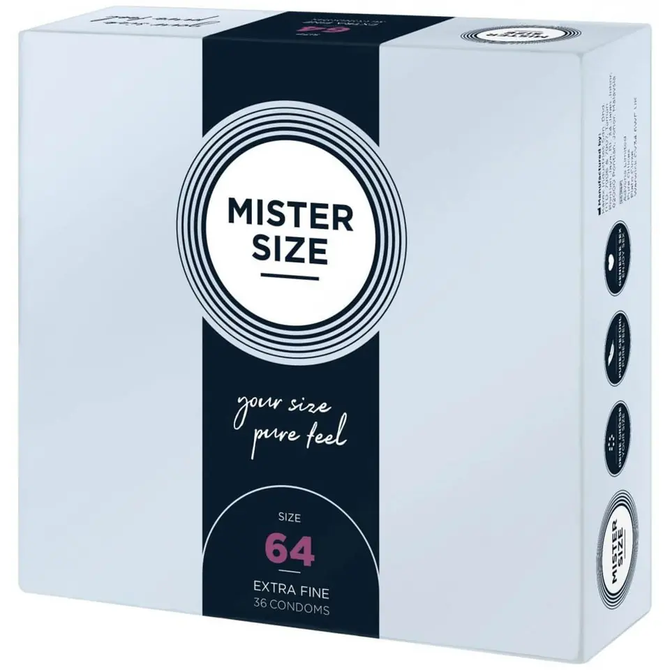 ⁨Condoms 64 mm 36 pcs. Mister Size⁩ at Wasserman.eu