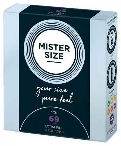 ⁨Prezerwatywy 69mm 3 szt. Mister Size⁩ w sklepie Wasserman.eu