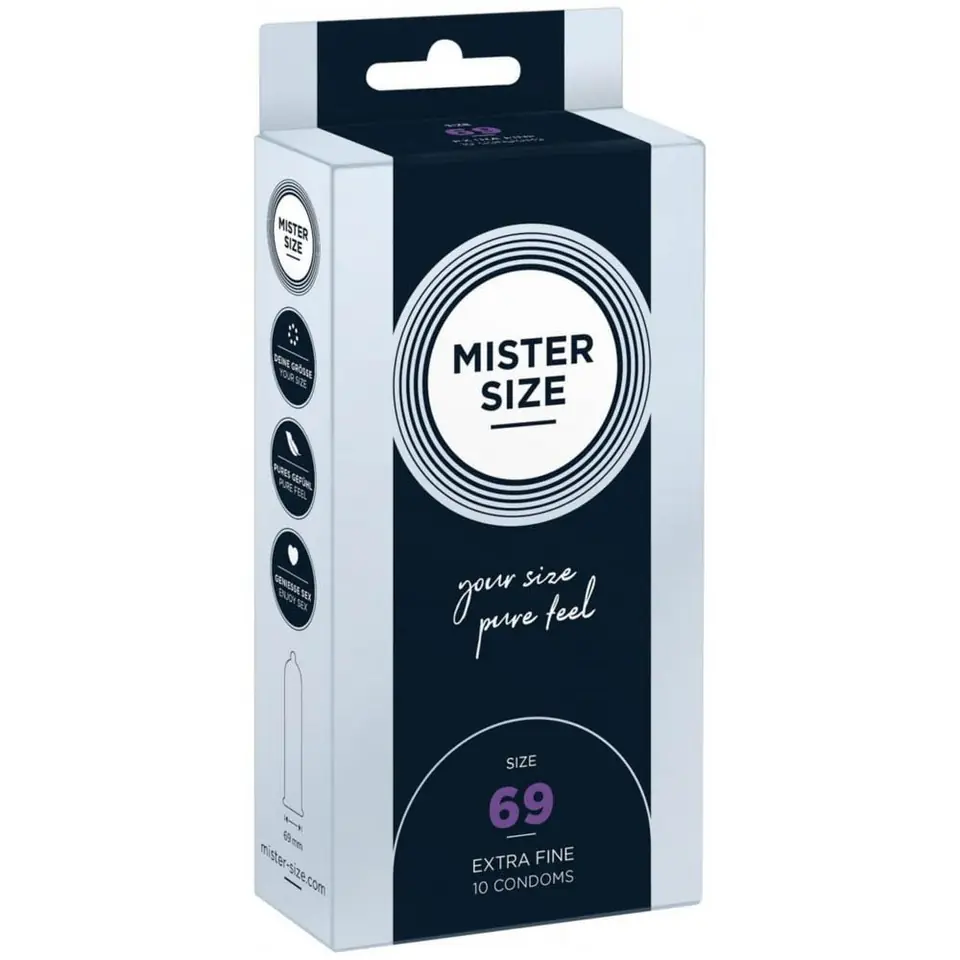 ⁨Condoms 69mm 10 pcs. Mister Size⁩ at Wasserman.eu