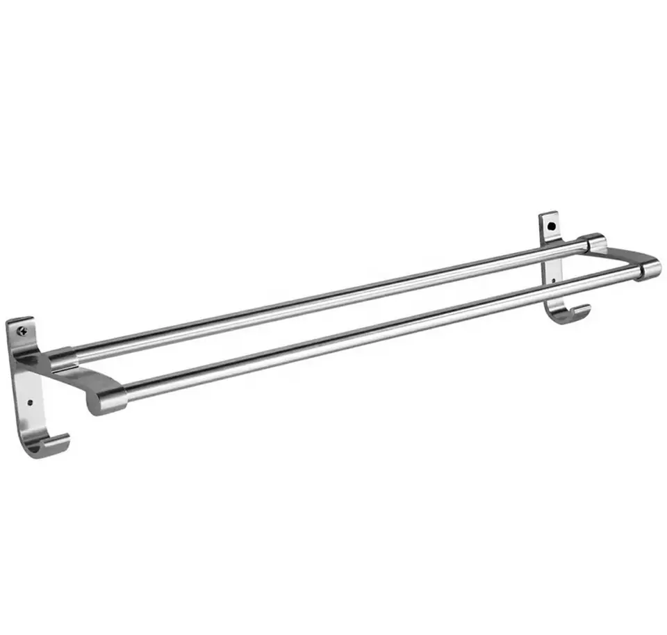 AG987A Wieszak na ręczniki 60cm silver w sklepie Wasserman.eu