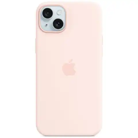 ⁨Etui Apple MT0U3ZM/A iPhone 15 6.1" MagSafe jasnoróżowy/light pink Silicone Case⁩ w sklepie Wasserman.eu