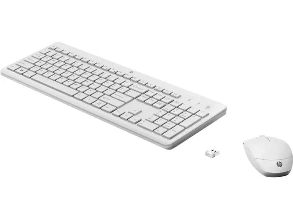 Zestaw bezprzewodowy klawiatura i mysz HP Combo 230 (biały) w sklepie Wasserman.eu