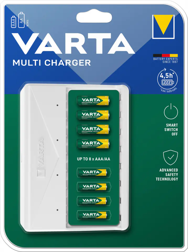 ⁨ŁADOWARKA VARTA MULTI CHARGER (bez akumulatorów)⁩ w sklepie Wasserman.eu