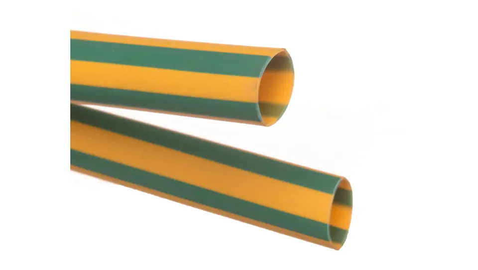 ⁨Heat Shrink Tube CR 6.4/3.2 - 1/4 inch yellow-green /1m/ 8-7087 /50pcs/ 427543⁩ at Wasserman.eu