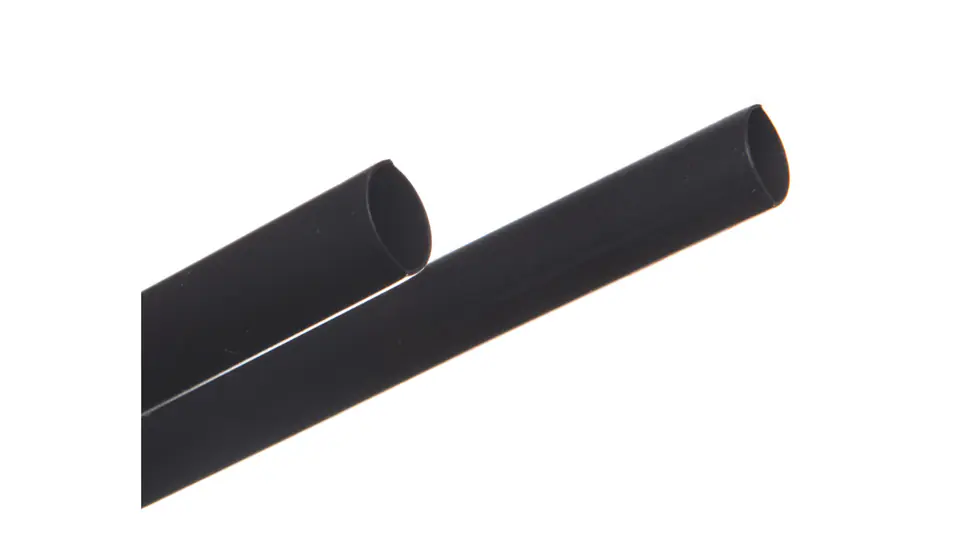 ⁨Heat Shrink Tube CR 6.4/3.2 - 1/4 inch black /1m/ 8-7085 /50pcs/ 427541⁩ at Wasserman.eu