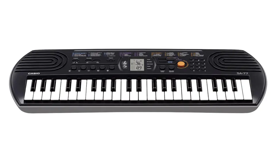 ⁨Casio SA-77 MIDI keyboard 44 keys Black⁩ at Wasserman.eu