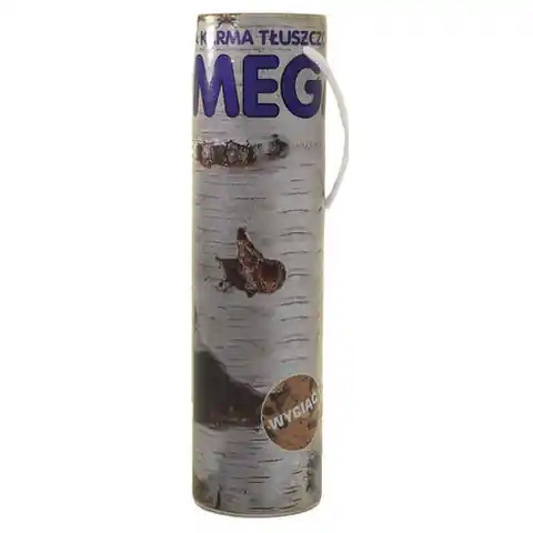 ⁨MEGAN Karma tłuszczowa w tubie papierowej + orzech ziemny - pokarm dla ptaków⁩ w sklepie Wasserman.eu