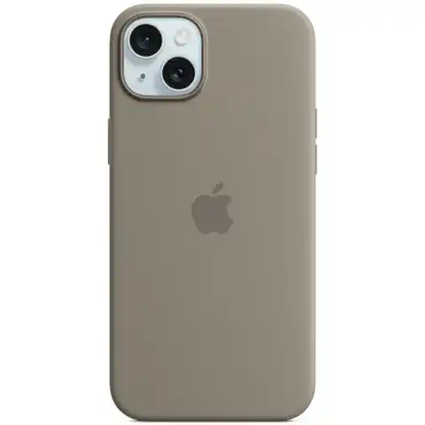 ⁨Etui Apple MT0Q3ZM/A iPhone 15 / 14 / 13 6.1" MagSafe popielaty brąz/clay Silicone Case⁩ w sklepie Wasserman.eu