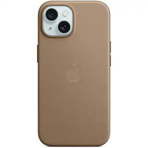 ⁨Etui Apple MT473ZM/A iPhone 15 Plus / 14 Plus 6.7" MagSafe jasnobrązowy/taupe FineWoven Case⁩ w sklepie Wasserman.eu