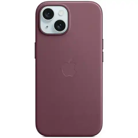 ⁨Etui Apple MT3E3ZM/A iPhone 15 6.1" MagSafe czerowna morwa/mulberry FineWoven Case⁩ w sklepie Wasserman.eu