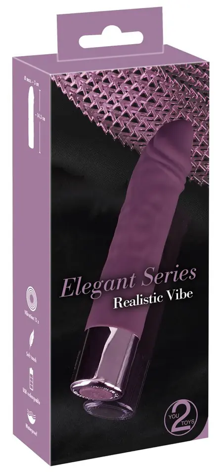 ⁨Vibrator 14,3cm Elite Elegant⁩ at Wasserman.eu