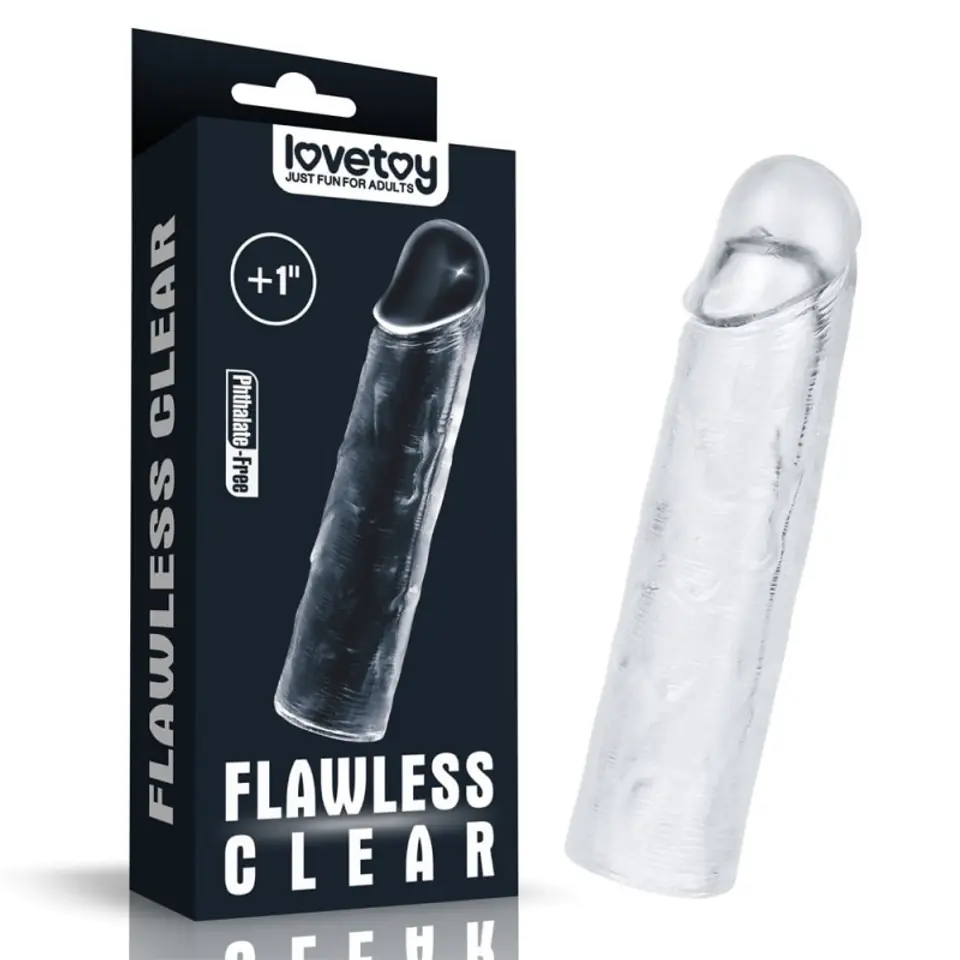 Nakładka na penisa Flawless 15,5 cm Lovetoy w sklepie Wasserman.eu
